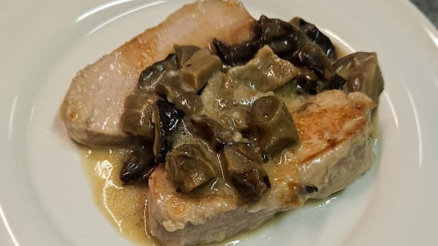 Scaloppine di maiale ai funghi porcini - La Rimessa Bistrot, Bologna