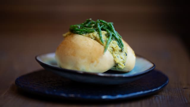 Hummus di ceci e salicornia - Calipé - Vineria di Pesce, Rome