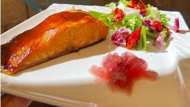 Filetto di salmone cotto a bassa temperatura - Pescato & Mangiato, Rome