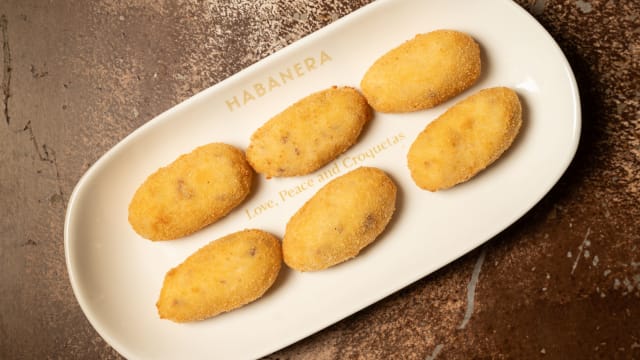 Croquetas de jamón ibérico muy cremosas - Habanera, Madrid