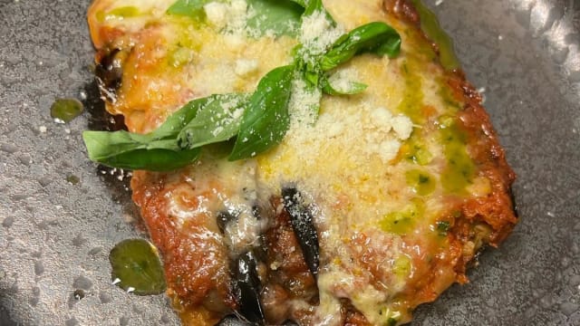 Eggplant Parmisan Style  - Alla Torre de Rossi