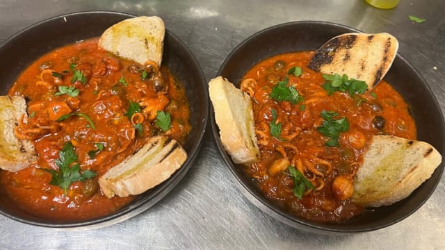 Tuscan Stewed muscky octopus - Alla Torre de Rossi, Florence