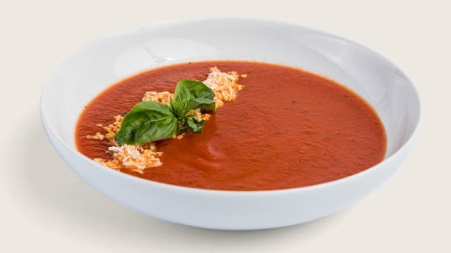 Sopa de tomate com ovo - Pizzaria Lazzy - Algés, Algés