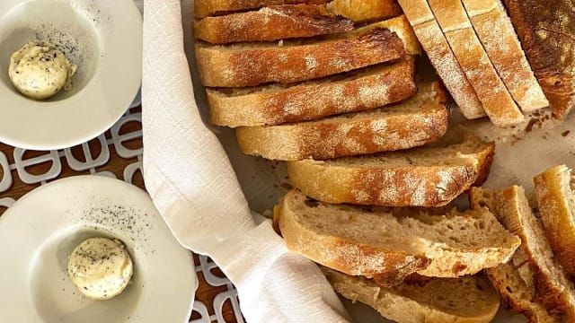 Couvert | Truffle butter with assorted bread - Meson Andaluz Lisboa, Lisbon