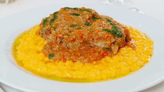 Ossobuco con risotto alla milanese - Gandula food&nature