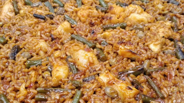 Arroz con Kokotxas de Bacalao y Verduras - La Sal Bistro