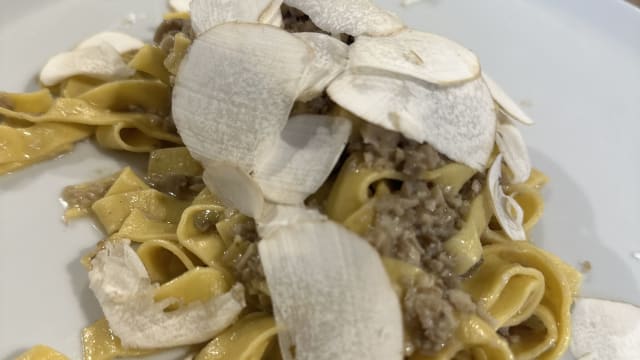 Tagliatelle ai prugnoli  - Parco Santa Giulia Ristorante by Serviti e Riveriti con Gusto