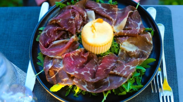 Carpaccio di black angus - Antico Orcio