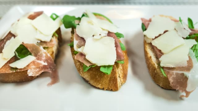 Bruschetta del chef - D’elias pizza, Barcelona