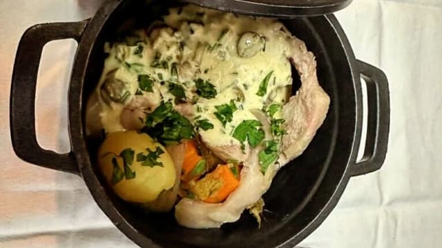 Tête de Veau  sauce  gribiche - Chez maurice