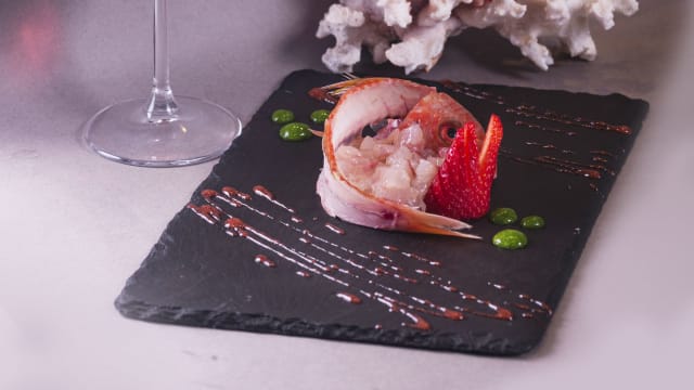 Carpaccio di pescato locale (l' etto) - Osteria Veronique