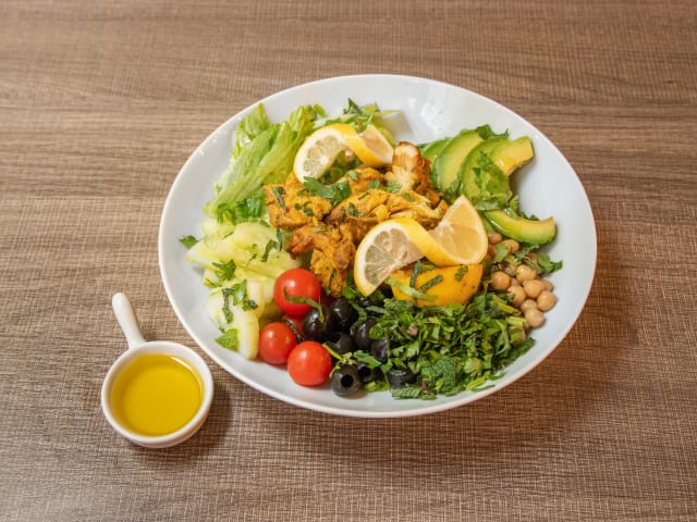 Salade de poulet citron  - Cantine 71, Paris