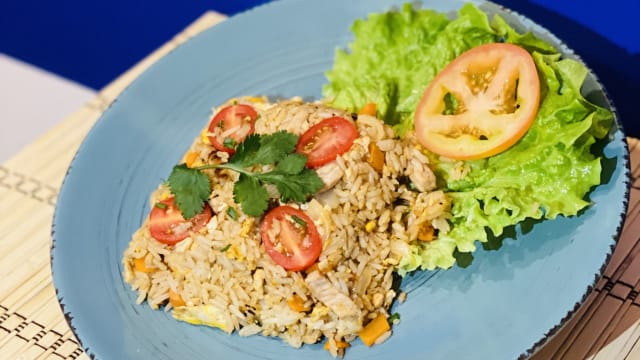 Riz sauté poulet/porc  - Amazing Thaï, Toulouse