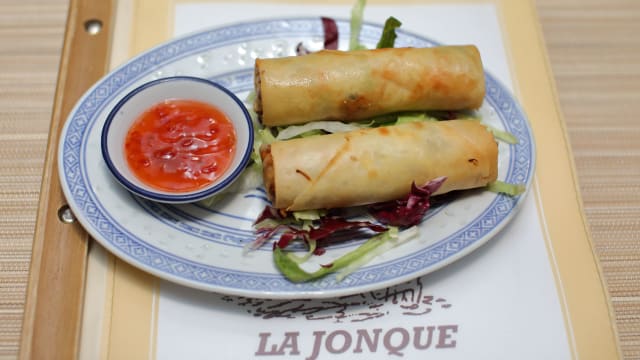 Rouleaux de printemps (légumes) - La Jonque, Lausanne