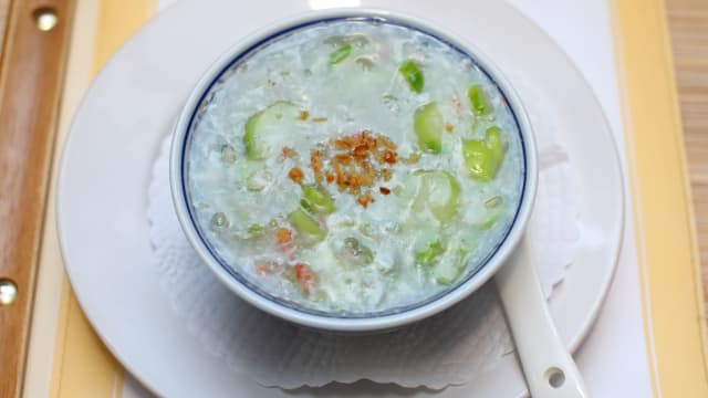 Potage aux crabes et asperges - La Jonque