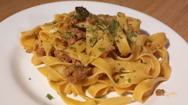 Tagliatelle funghi  - L'incontro RistoPub