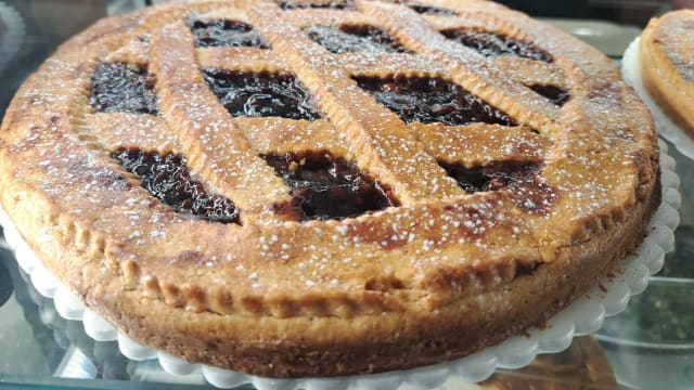 Crostata di nonna elena - Pizzic'Osteria Volpetti Bistrot "Salumeria Storica dal 1870", Rome