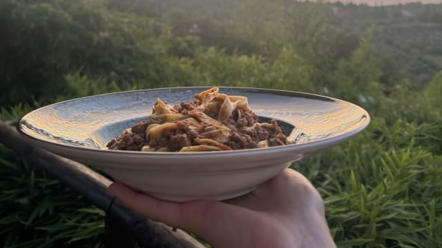 Tagliatelle al ragù - Villa Castiglione 