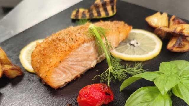 Salmone grattinato - FooDesign Bari