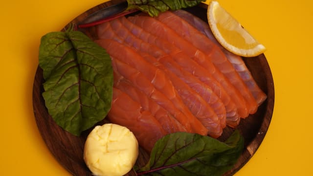 Le saumon gravlax - La Terrasse du 46, Toulouse