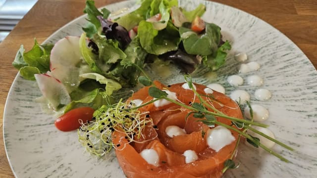 Le gravlax de saumon - Chez Cosette