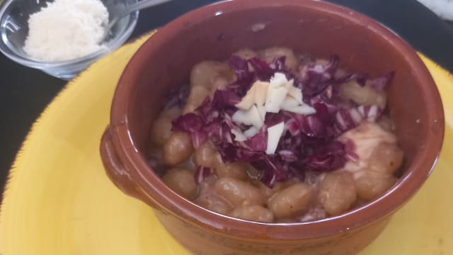 Gnocchi  al radicchio - Ricci house