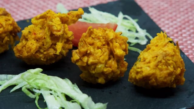 Pakora de verdura - Shapla Indian Restaurant, Madrid