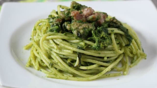 Pasta fresca ai friarielli napoletani - Locanda degli Amici .... ( e degli artisti), Camino