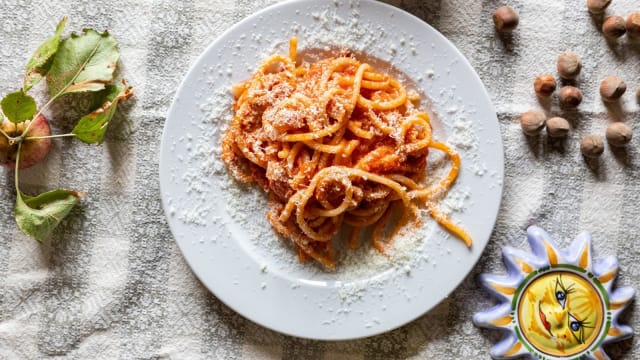 Tagliatelle al ragù rosso di cinghiale - L'orto di Hans