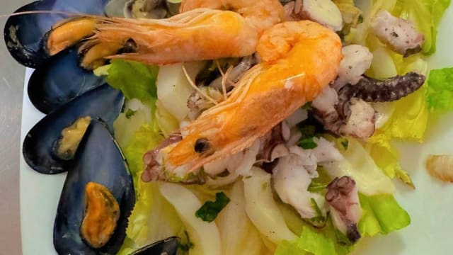 FRITTURA CALAMARI E GAMBERI - La Taverna del Tuffatore