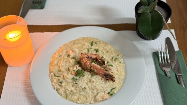 Risoto de Gambero - The Golden Fork & Knife, Lisbon