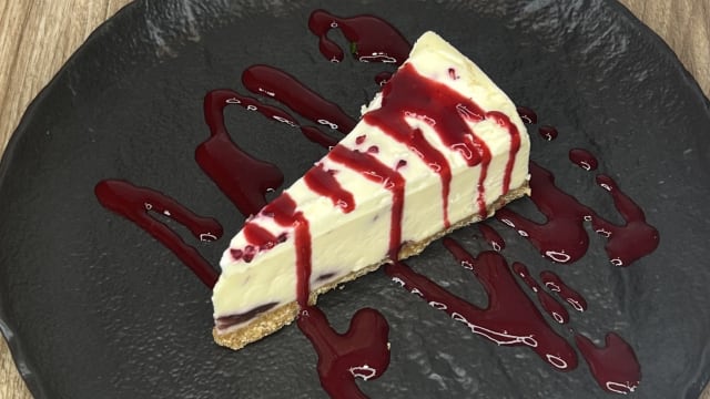 cheese cake et son coulis de fruits rouge - Joe's Grill