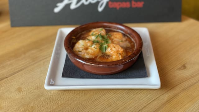 6. Gambas Al Ajillo (ASC-Certifierade) - Alegria Tapas Bar Vasastan, Stockholm