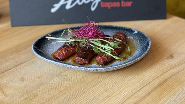 4. Chorizo a La Parilla Con Mojo - Alegria Tapas Bar Vasastan, Stockholm