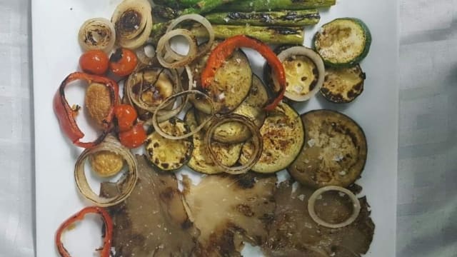 Verduras y hortalizas de temporada a la plancha - La Ribereña de Aranjuez