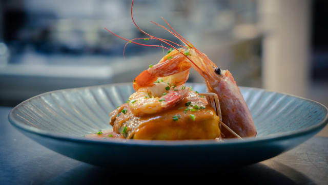 Bacalao a la Vizcaina - Siete Capillas - Hacienda La Coracera, San Martin De Valdeiglesias