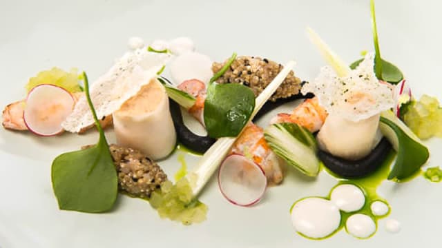 Langoustine met voorjaarsgroenten - Vive la Vie