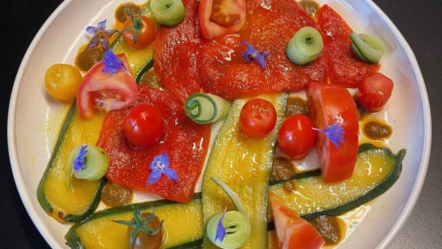 Carpaccio mi-cru et mi-cuit de légumes de saison - Feel Good