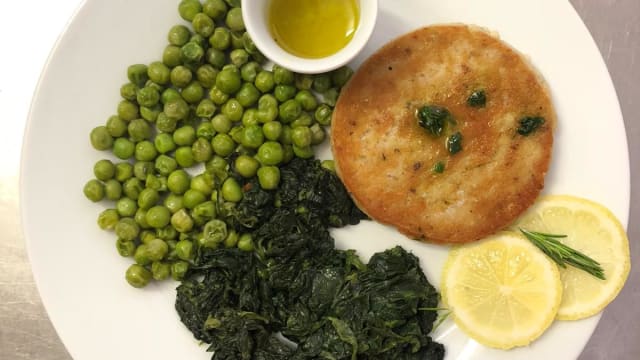 Hamburger di merluzzo (piatto freddo) - BISTROT I'GATTO BIANCO