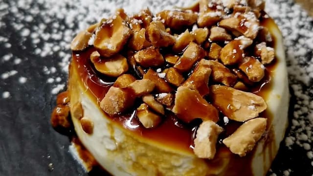 panna cotta noci e caramello - Piazza Margherita, Genzano Di Roma