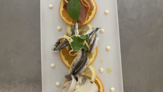 Marinato misto di pesce al profumo della costiera  - Trattoria San Giuseppe