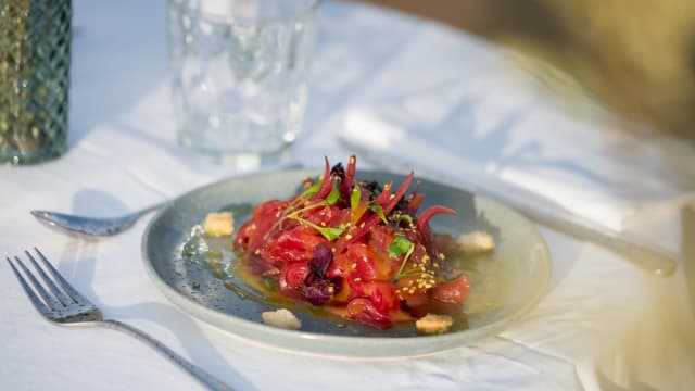 Crudo de thon rouge - Le Diamant Bleu, Paris