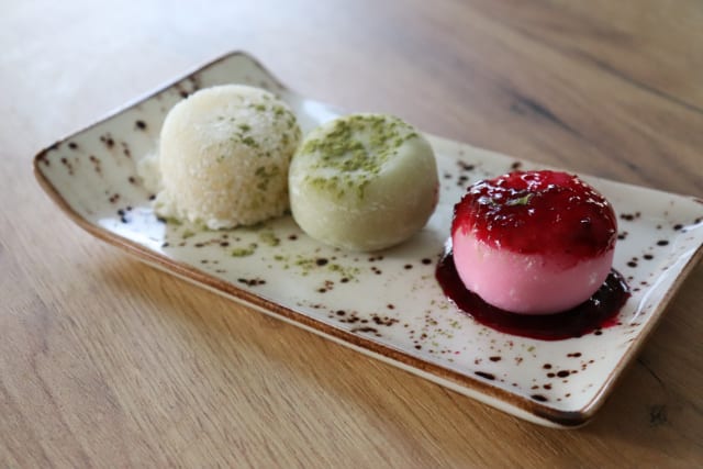 mochis ( 2 unidades )  - Thai & Green