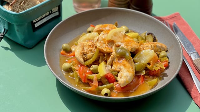 Poulet à la sicilienne - La Cantine Arkose Pont de Sèvres