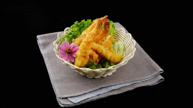 Tempura Ebi (6 beignets aux crevettes) - New Sakura, Paris