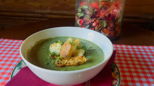 Spinach soup - Café de Poort, Amsterdam