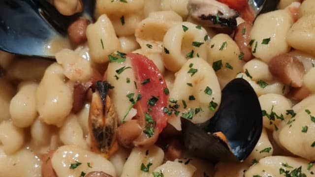 Pasta fagioli e cozze special - Fresco di Mare