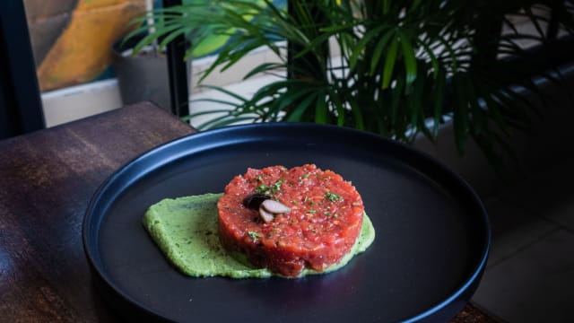 Tartare de tomates asados - Baobab Soul Kitchen & Bar