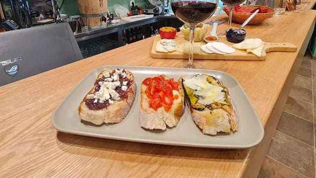 Tris di bruschette - Osteria Bellosguardo