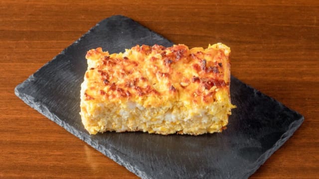 Chipa guazú  - Loren RestoBar, Barcelona